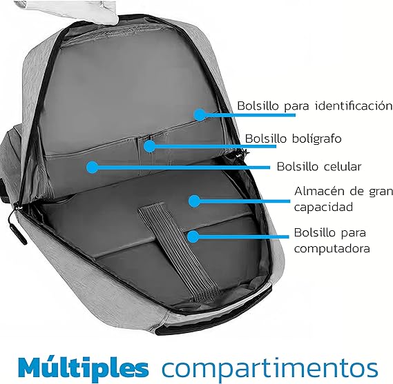 Bluelander Mochila para Laptop Antirrobo Impermeable