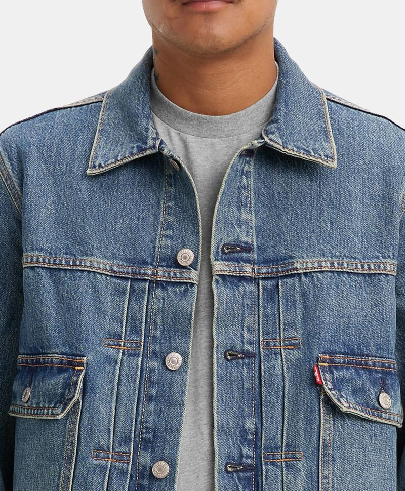 LEVI'S - CHAMARRA TRUCKER DE MEZCLILLA PARA HOMBRE