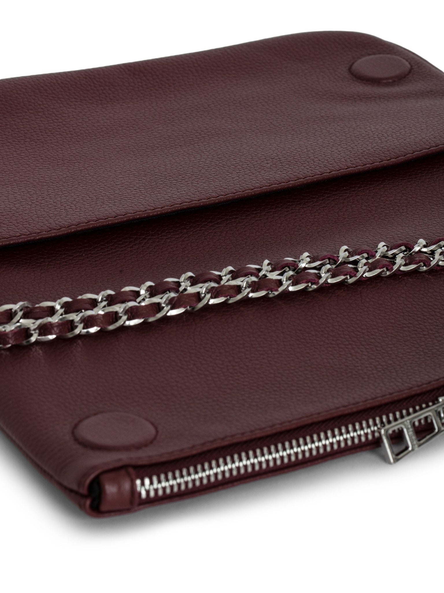 Zadig&Voltaire - Rock leather clutch bag